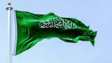saudi arabia national flag waving in the wind on a clear day 1