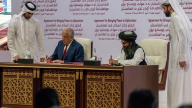Secretary Pompeo Participates in a Signing Ceremony in Doha 49601220548