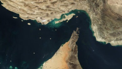 Strait of Hormuz satellite 1