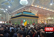 مهاجران افغانستانی همدوش برادران ایرانی پیکر شهید خرازی را تشییع کردند 3 1