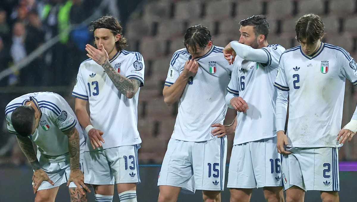 شوک برای فوتبال ایتالیا: حذف از جام جهانی برای سومین بار متوالی
