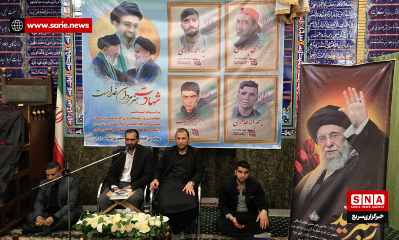 برگزاری مراسم چهلم رهبر انقلاب اسلامی و شهدای مهاجر افغانستانی در مشهد 1 4