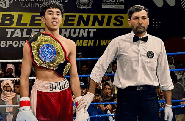 پیروزی بوکسر افغانستانی در رقابتهای حرفهای بلوچستان 1 HFmeWyRakAE9jKp