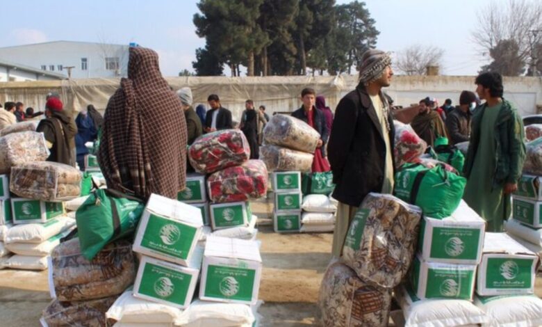 کمکهای بشردوستانه امارات و بنیاد ملک سلمان به افغانستان رسید 1 Help