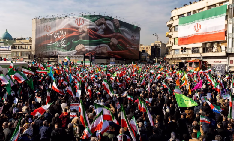 روزنامه کانادایی: ایران تنها برنده جنگ رمضان است 1 Pro Government Rally Held In Iran As Regime Rejects Threats Of Western Intervention c82px35s 1