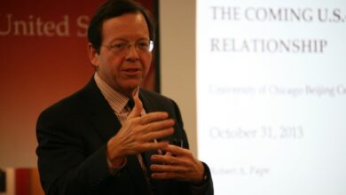 Robert Pape with title slide