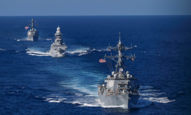 پکن: محاصره دریایی ایران تنها باعث تشدید تنش میشود 1 USS Harry S Truman Carrier Strike Group scaled 1