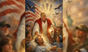 ترامپ پس از انتقاد پاپ، تصویر خود در نقش حضرت مسیح را منتشر کرد