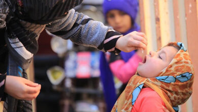 afghanistan polio vaccination campaign november 2021