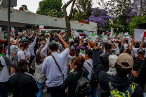 تجمع اعتراضی در مکزیکوسیتی برای همبستگی با مردم ایران