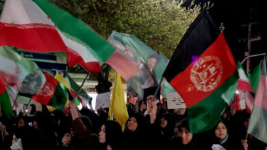 راهپیمایی بزرگ افغانستانیها در چهلمین روز شهادت آیتالله خامنهای در مشهد 1 photo 2026 04 09 10 50 17