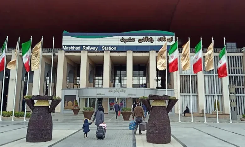 umag mashhad railway station entrance