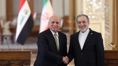 رایزنی وزرای خارجه ایران و عراق با محوریت امنیت و مراسم رهبر شهید 9 لمفنلغعنمعغبل