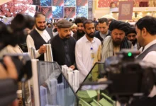 سومین نمایشگاه مولانا جلالالدین محمدبلخی در مزارشریف گشایش یافت 2 HNANE2DaQAA5KpA