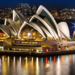Sydneyoperahouse at night