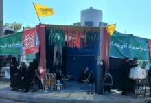 حضور پررنگ مهاجران افغانستانی در مراسم تشییع رهبر شهید با برپایی موکب خدماتی 2 Untitled 1 54