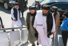 هیأت امارت اسلامی برای شرکت در مراسم تشییع رهبر شهید انقلاب اسلامی راهی ایران شد 2 Untitled 1 Recovered 5