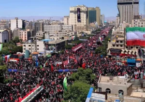 بازتاب جهانی آخرین وداع با رهبر شهید در مشهد مقدس