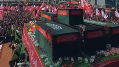 تشییع نمادین رهبر شهید امت اسلامی در کشمیر هند؛ فریاد انتقام طنینانداز شد 6 photo ۲۰۲۶ ۰۷ ۱۰ ۱۲ ۰۷ ۲۷ e1783673301919