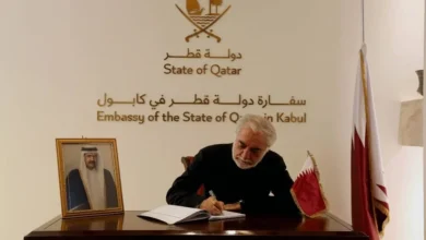 ادای احترام عبدالله عبدالله به امیر پیشین قطر در سفارت این کشور 1 photo ۲۰۲۶ ۰۷ ۱۴ ۱۲ ۲۷ ۴۰