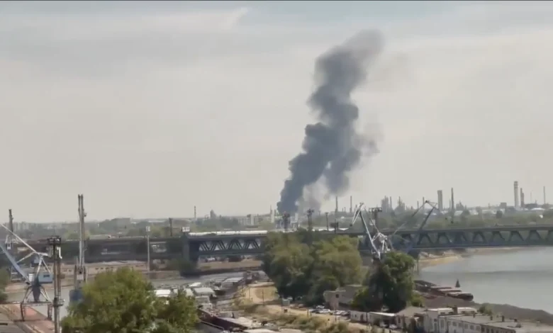 انفجار و آتشسوزی در پالایشگاه نفت سلواکیا 1 Screenshot 1405 05 16 at 22.45.55