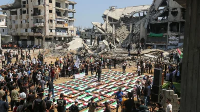 gaza mass funeral