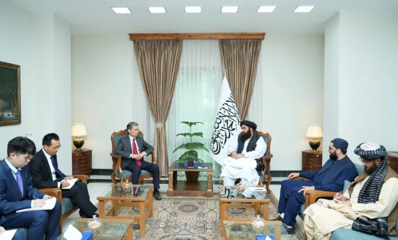 افغانستان و چین بر گسترش روابط و همکاریها تأکید کردند 1 HSBBvUbWkAEr46D