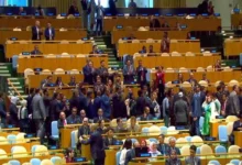 hundreds diplomats walkout netanyahu speech un 1758937999 3045