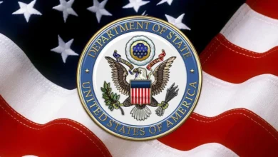 امریکا رسماً از شورای حقوق بشر سازمان ملل خارج شد 5 us department of state dos emblem over american flag serge averbukh