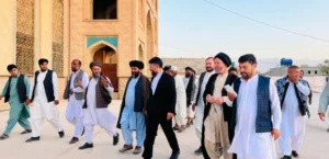 بازدید نماینده ایران از روند بازسازی حرم حضرت یحیی بن زید در سرپل