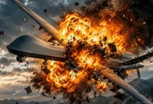 انهدام یک فروند پهپاد امریکایی MQ-9 در شرق تنگه هرمز 2 سایت 13