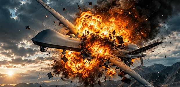 انهدام یک فروند پهپاد امریکایی MQ-9 در شرق تنگه هرمز 1 سایت 13