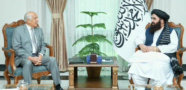 متقی و خلیلزاد درباره گسترش روابط افغانستان و امریکا گفتوگو کردند 1 سایت 132