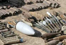 ۱۲۰ مهمات منفجرنشده در مرکز خوست کشف و منهدم شد 2 سایت 157