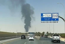 آتش و دود غلیظ در نزدیکی میدان هوایی ریاض؛ پروازها متوقف شد 2 سایت 519