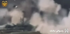 حمله راکتی جبهه ملی استقلال به پاسگاه امنیتی در سالنگ