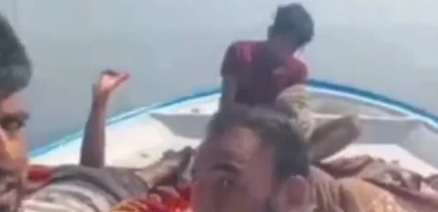 برخورد پهپاد با لنج صیادی در هرمزگان ایران 1 سایت 409